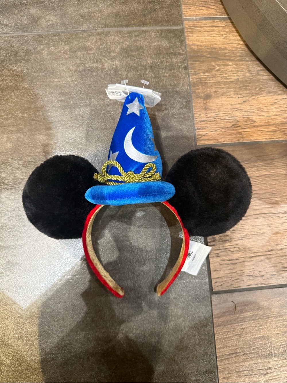 Disney Sorcerer Hat Mickey Ear Headband - Blue, Black, Red, Gold